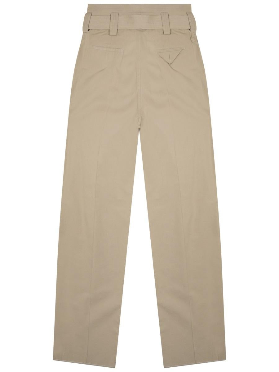 Bottega Veneta Black Cropped Pants Women’s Wool Blend