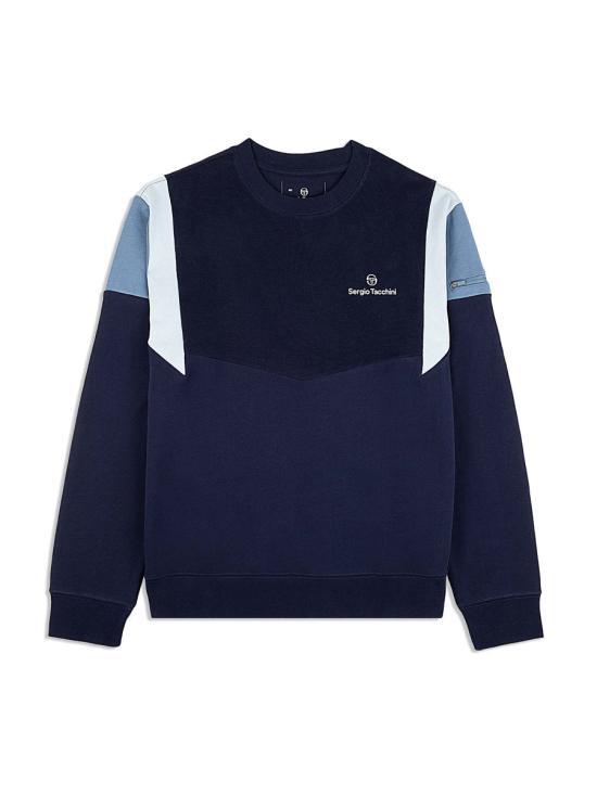 Sergio Tacchini Men’s Sweatshirt STF24M50936MARITIMEBLUE MARITIME BLUE DOM