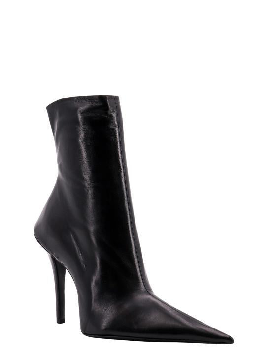 BALENCIAGA Black Leather Boots 747603 WBCW 01000