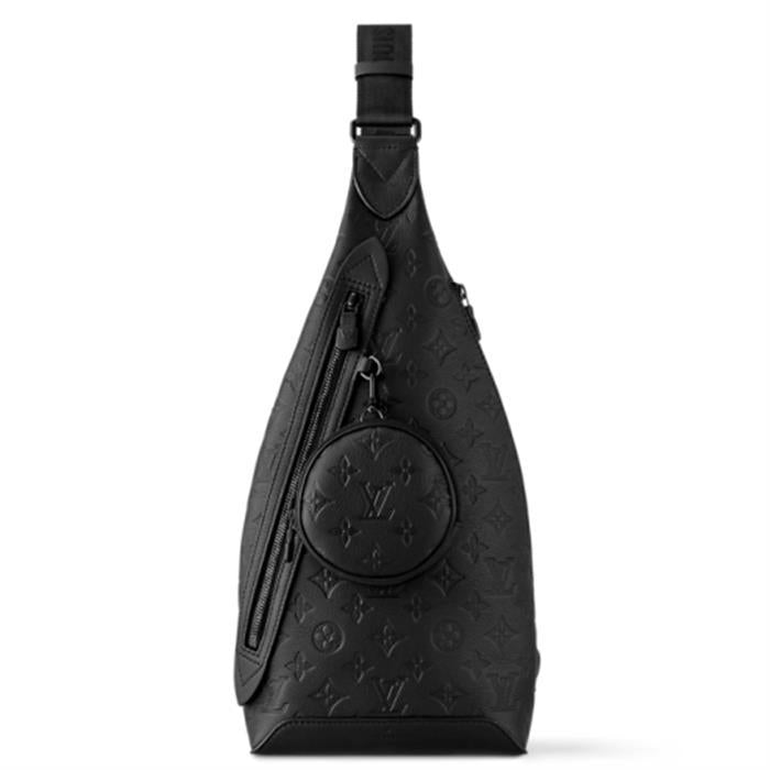 Louis Vuitton Duo Sling Bag Crossbody Black Monogram Canvas