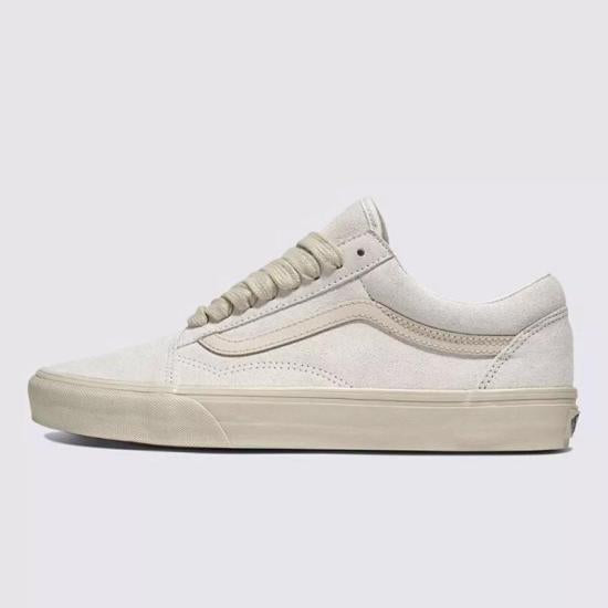 Vans Men’s Canvas Low-Top Sneakers White/Black VN000CR5FS81 DOM