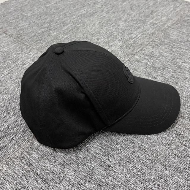 Moncler Logo Patch Baseball Cap Black