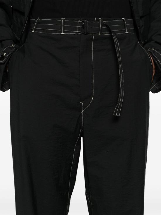 Lemaire Black Straight Classic Pants PA1085LF1234999
