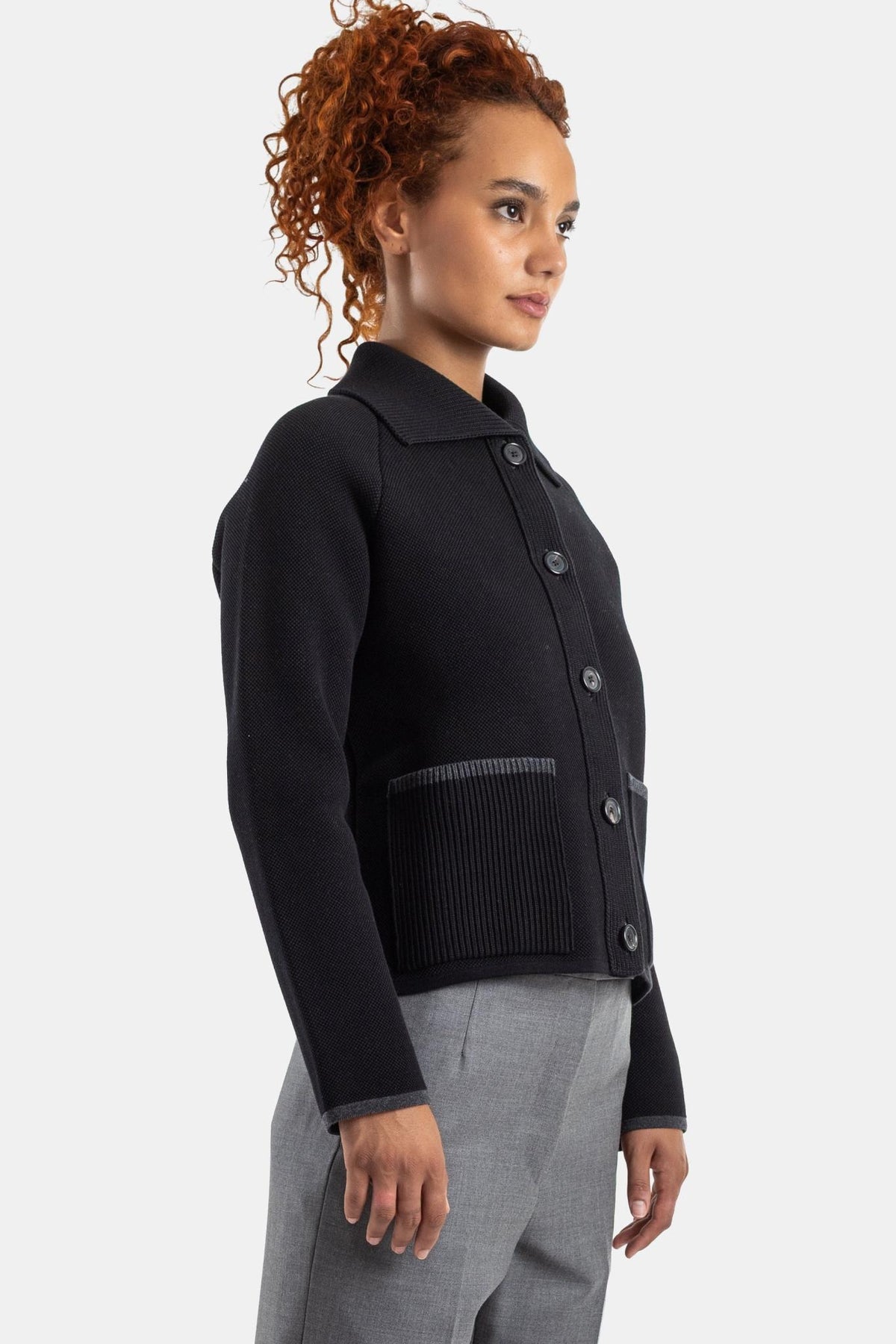 THOM BROWNE Wool Blend Tailored Jacket for Women