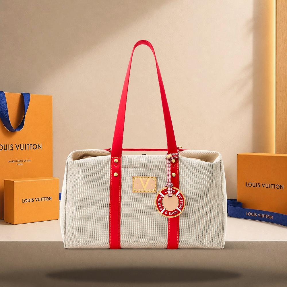 Louis Vuitton Voyageur Lighthouse Red Tote Bag M28509