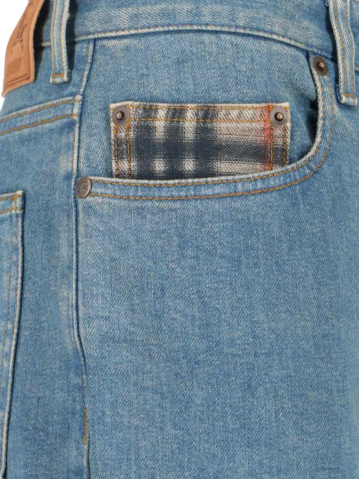 BURBERRY Blue Denim Jeans Women’s Pants