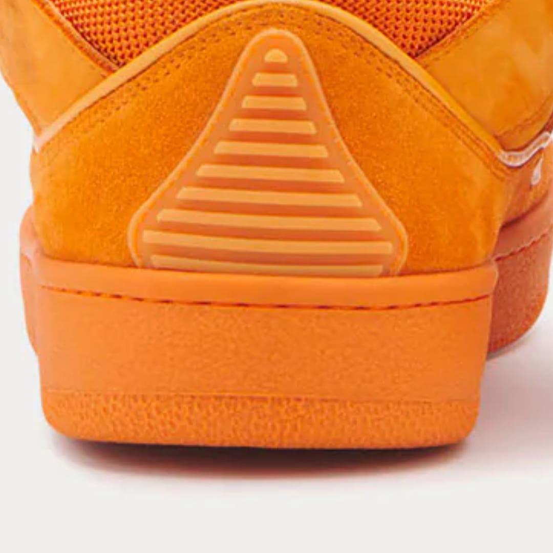 Lanvin Curve Sneakers Mango Orange Men’s Low-Top Shoes FMSKRK11 DRUC E23