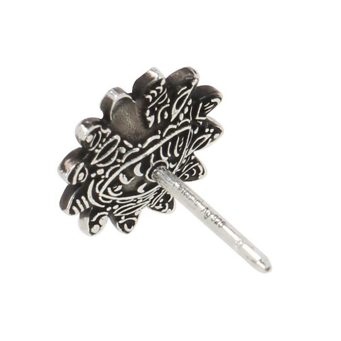 GUCCI Double G Flower Stud Earrings