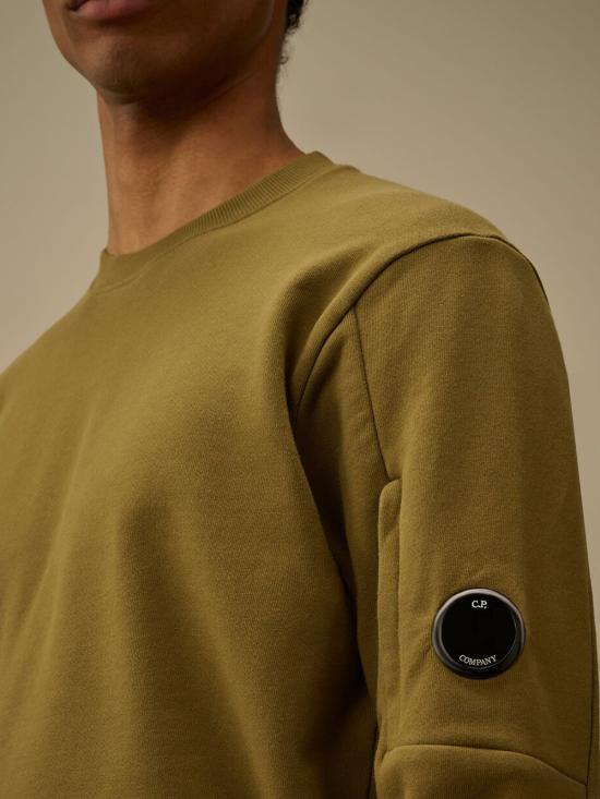 CP Company Diagonal Raised Fleece Crewneck Lens Sweatshirt SS713A0