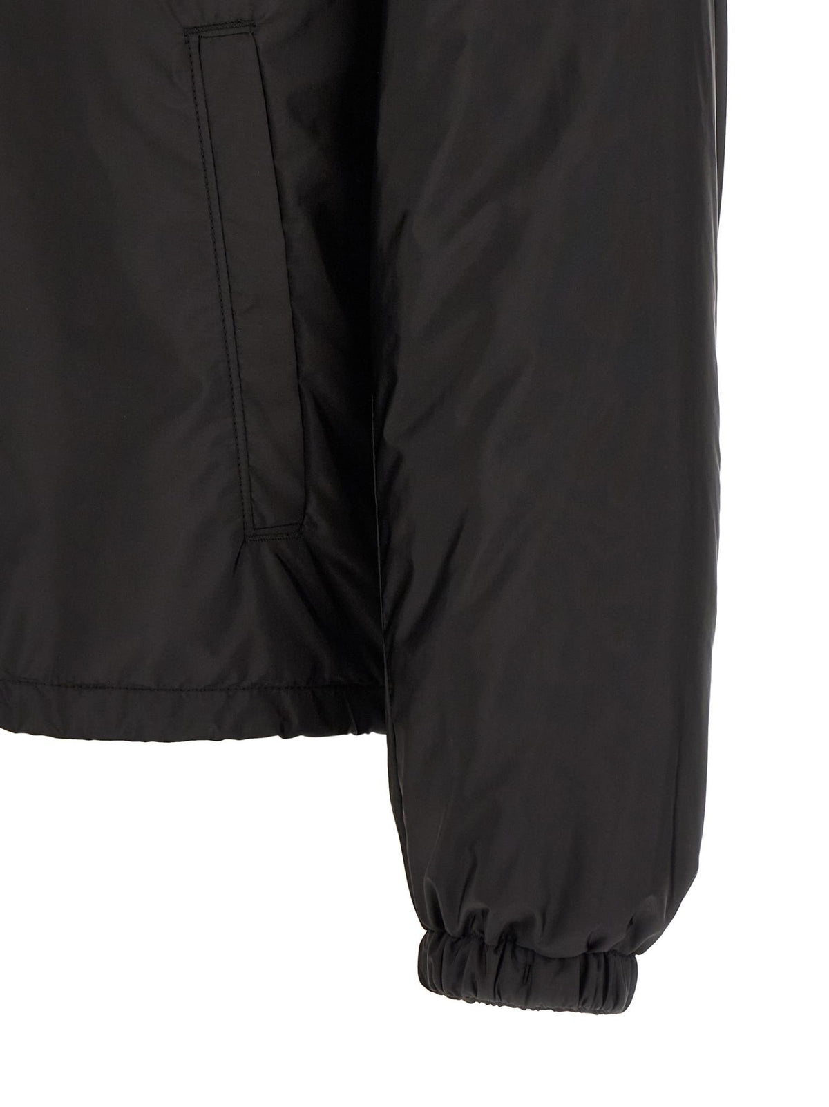 PRADA Black Nylon Casual Jacket for Men