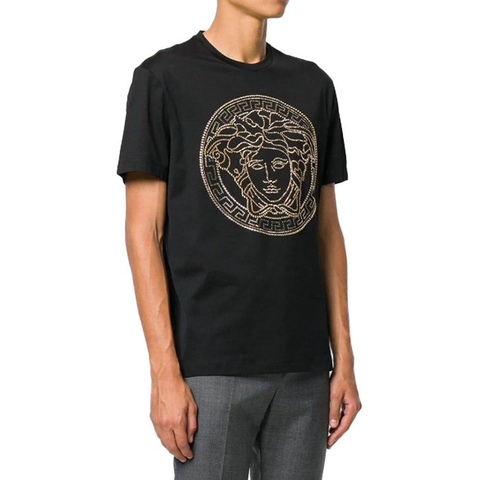 Versace Medusa Logo Short Sleeve T-Shirt Black