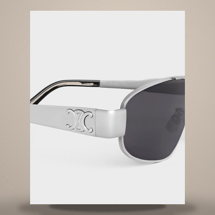 CELINE Triomphe Man 02 Acetate Dark Turquoise Sunglasses 4S334CPLB 06DT