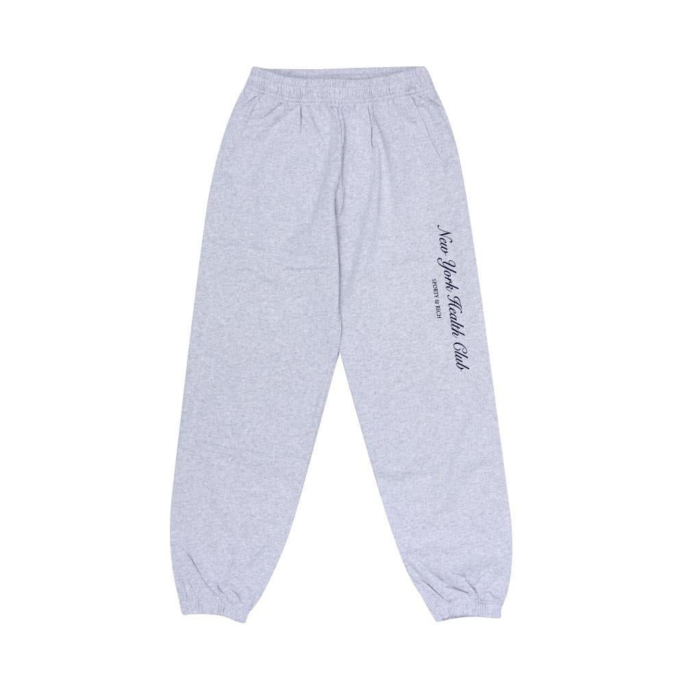 SPORTY&RICH Unisex Classic Pants Gray Long Trousers PA03666043 GY03