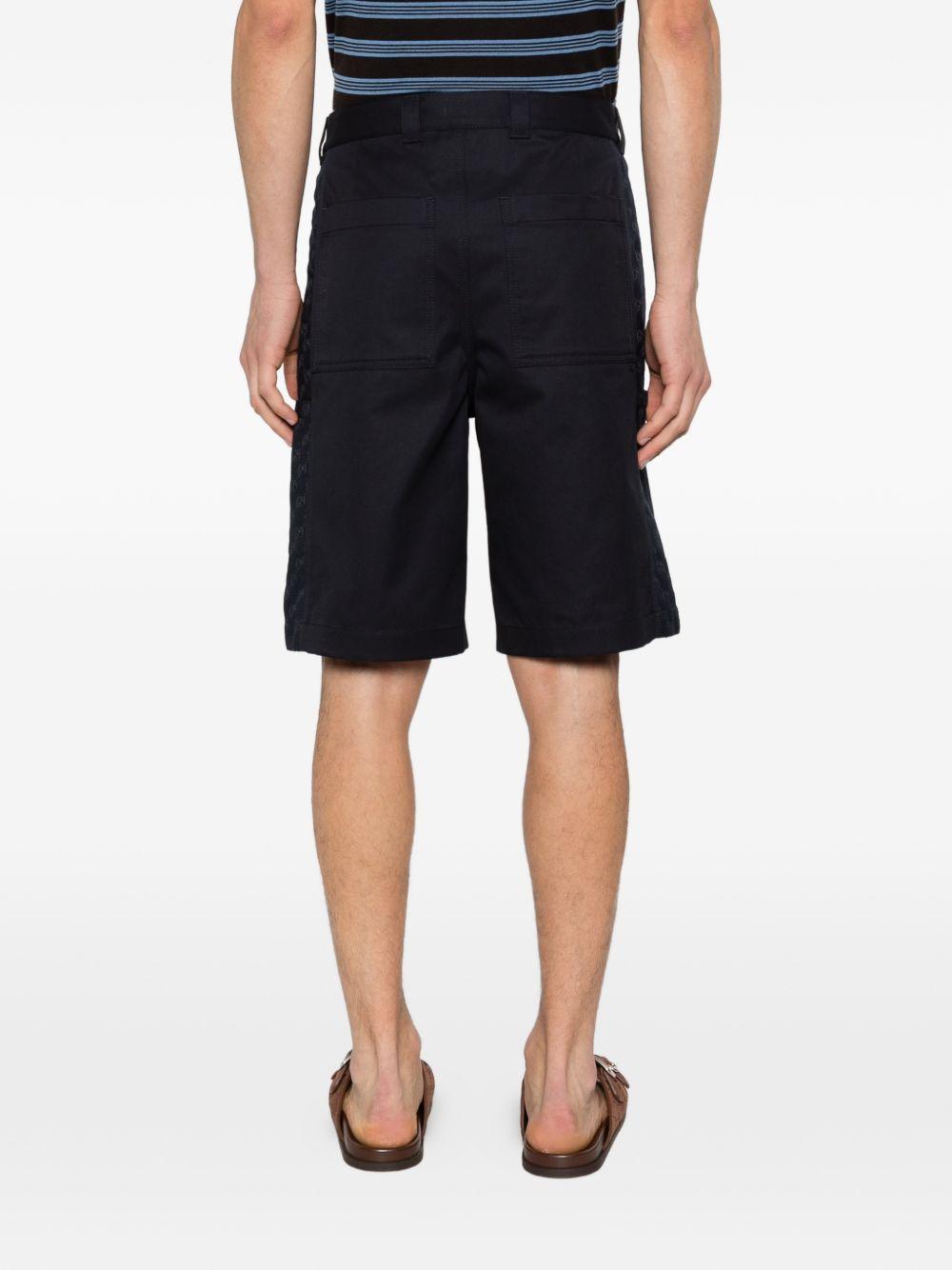 GUCCI Green Cotton Drawstring Shorts