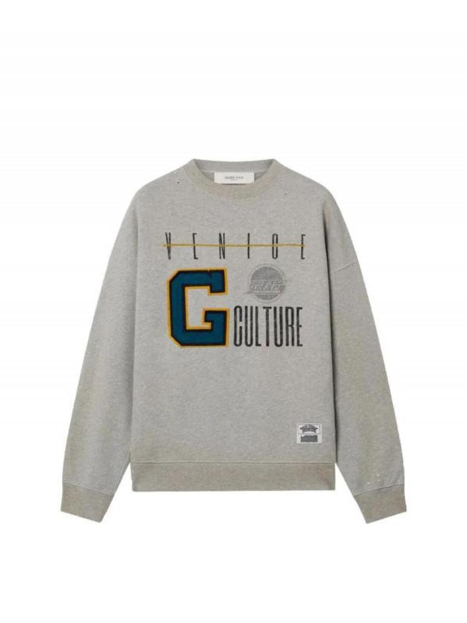 GOLDEN GOOSE Heavy Fleece Vintage Sweatshirt for Men