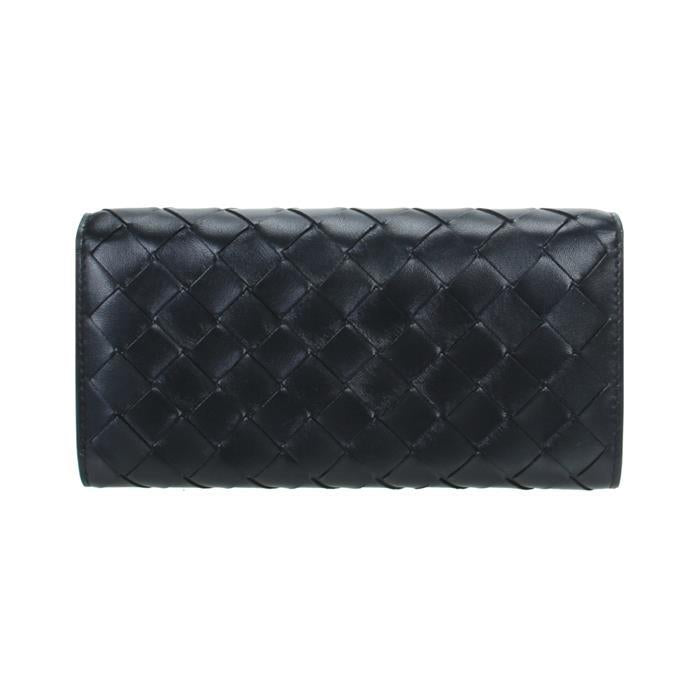 Bottega Veneta Intrecciato Leather Long Wallet Brown