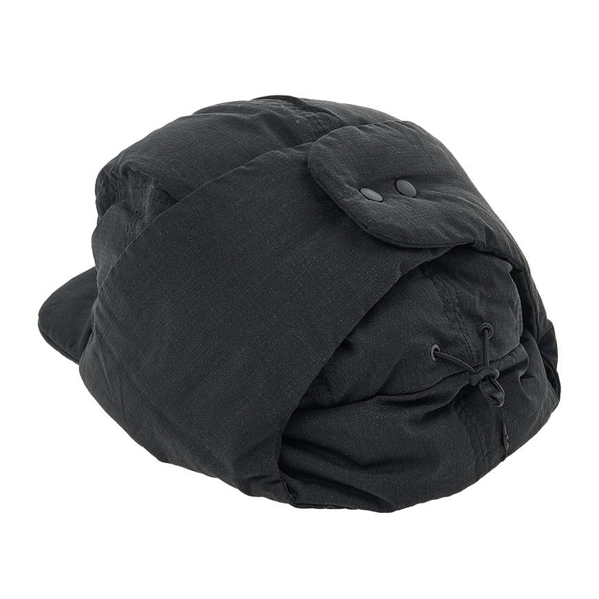 NANGA Unisex Hinok Ripstop Ear Flap Cap NA2441 3B101 BLK