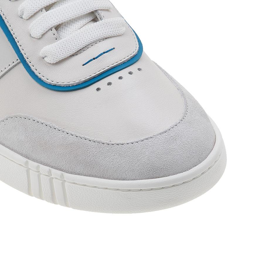 BALLY Men’s Leather Low-Top Sneakers White