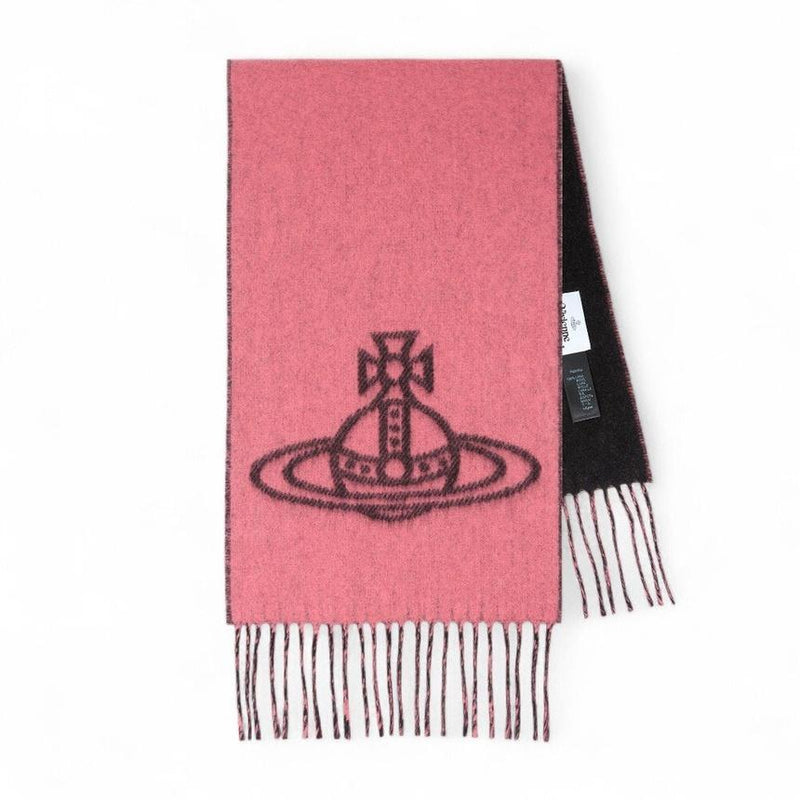 Vivienne Westwood Unisex Wool Scarf H401 Gray