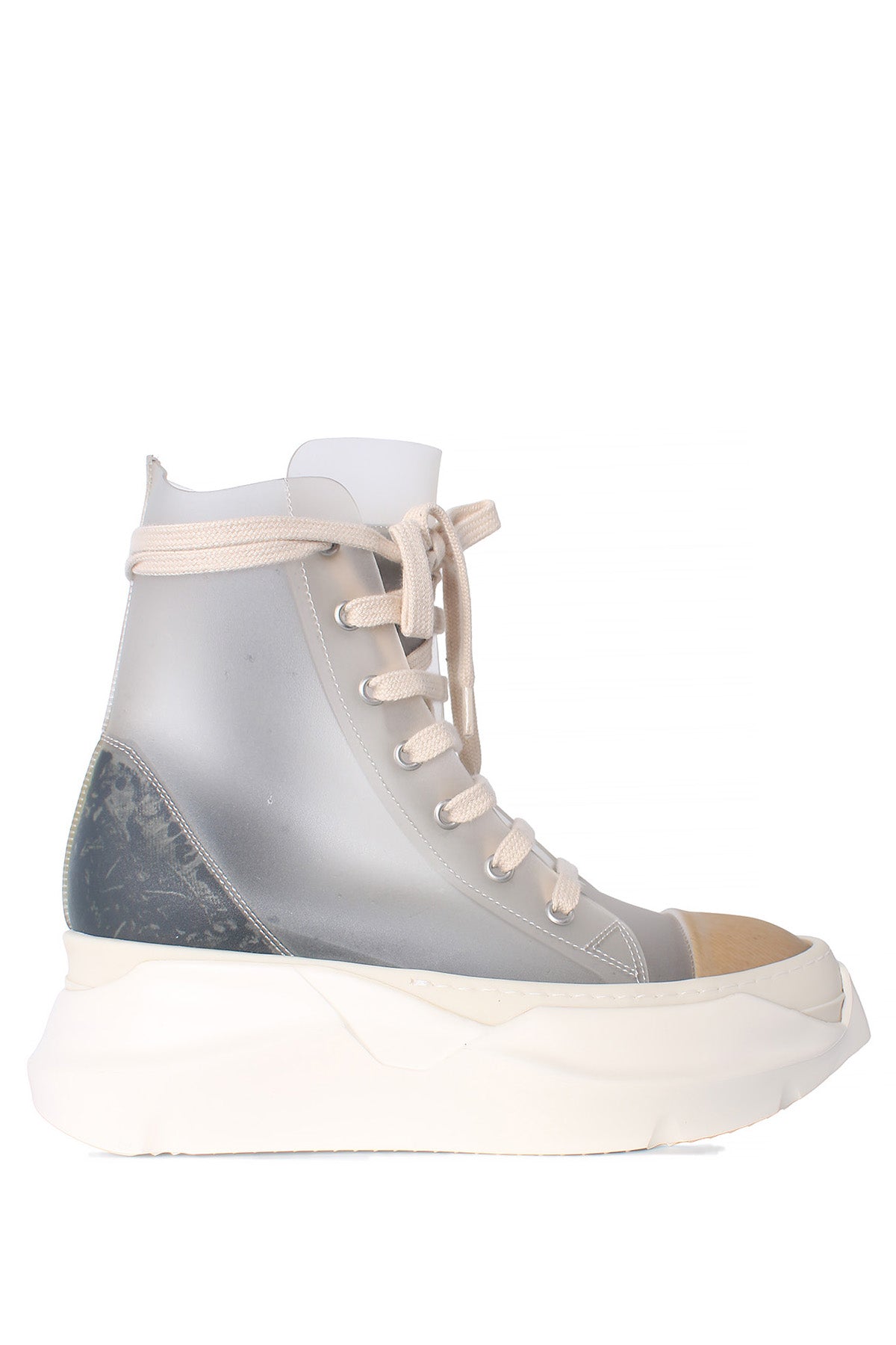 Rick Owens DRKSHDW Women's Transparent Abstract High-Top Sn DS21S2840VYTMS110111