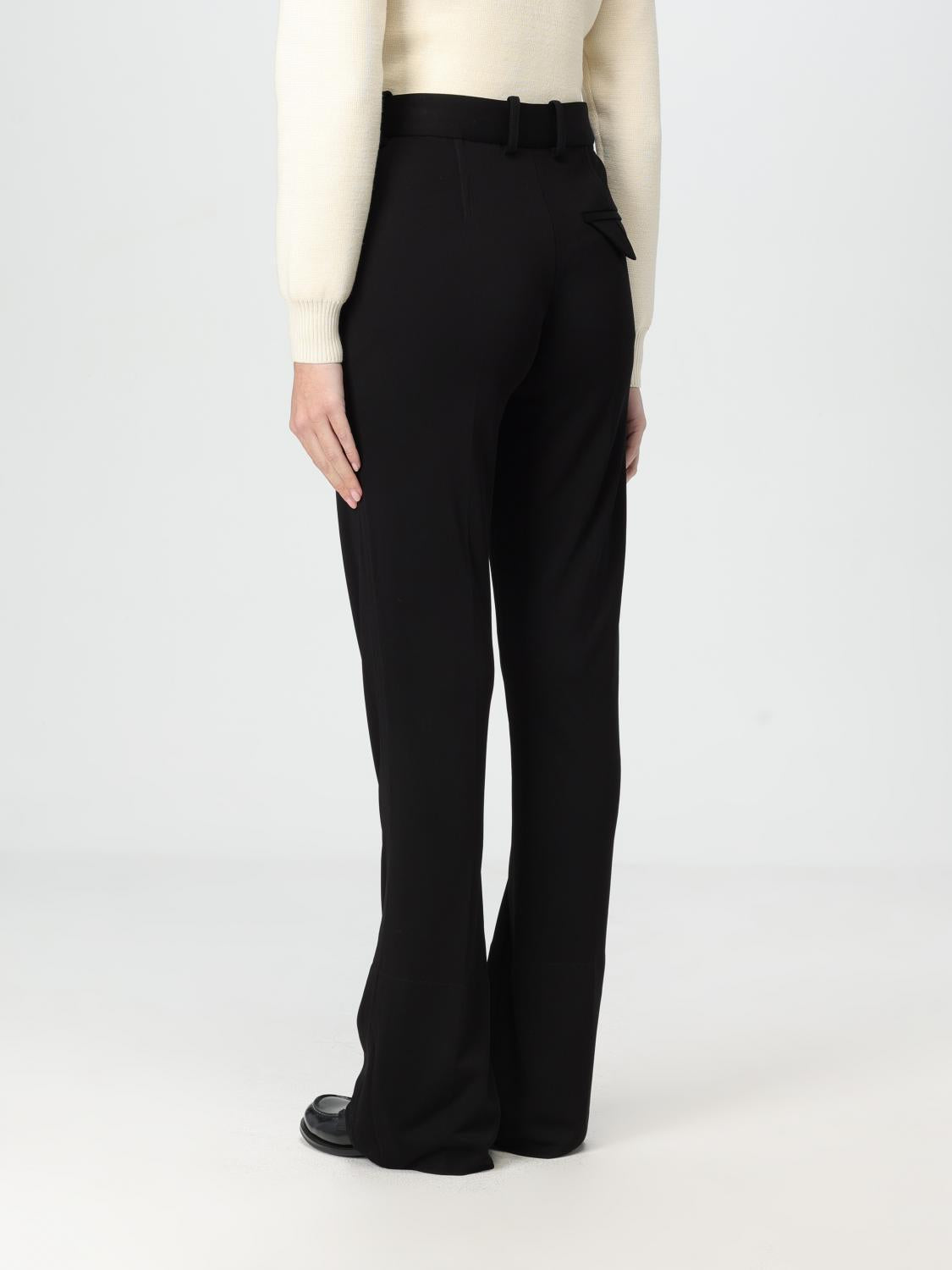 Bottega Veneta Black Wool Classic Trousers