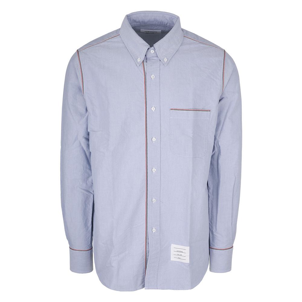 THOM BROWNE Stripe Edge Oxford Long Sleeve Shirt