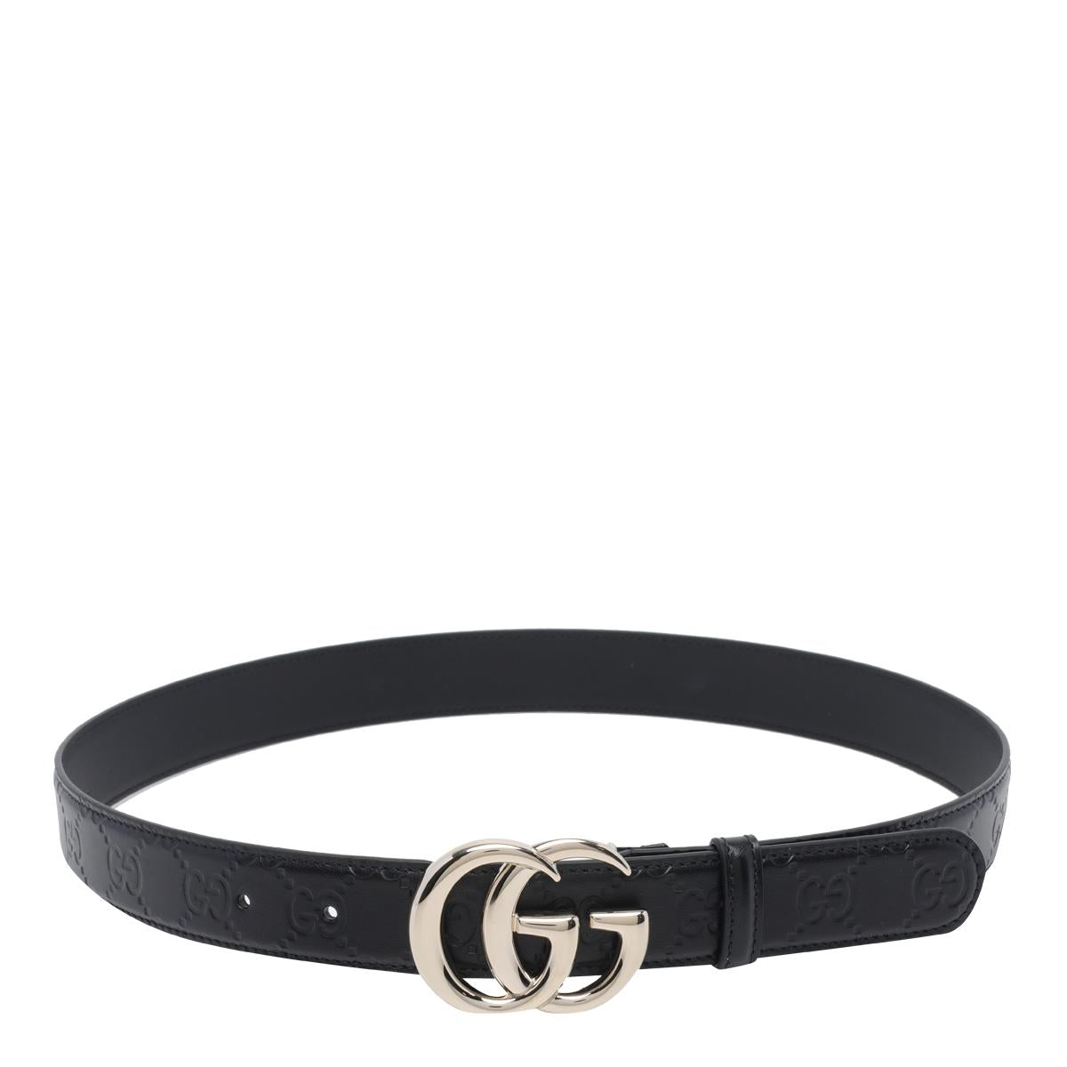 GUCCI Black Leather Belt