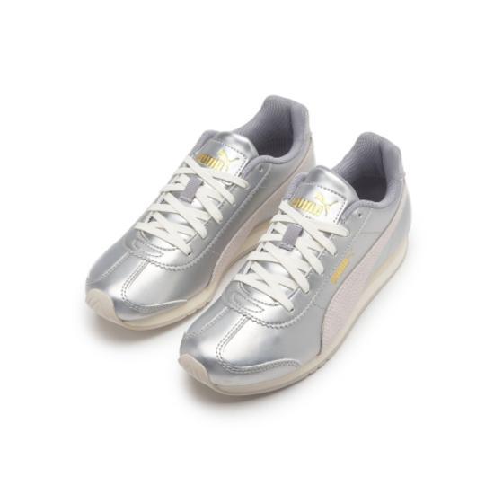 PUMA Men’s Sneakers White Leather Low-Top Shoes 401591 01 DOM