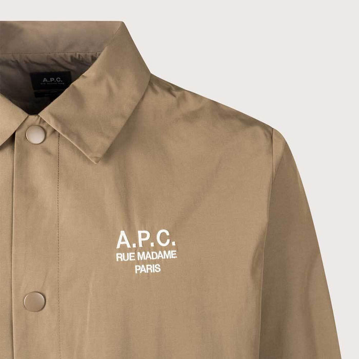 A.P.C. Regis Jacket Men’s Black Cotton Zip-Up Jacket H02960 CAC