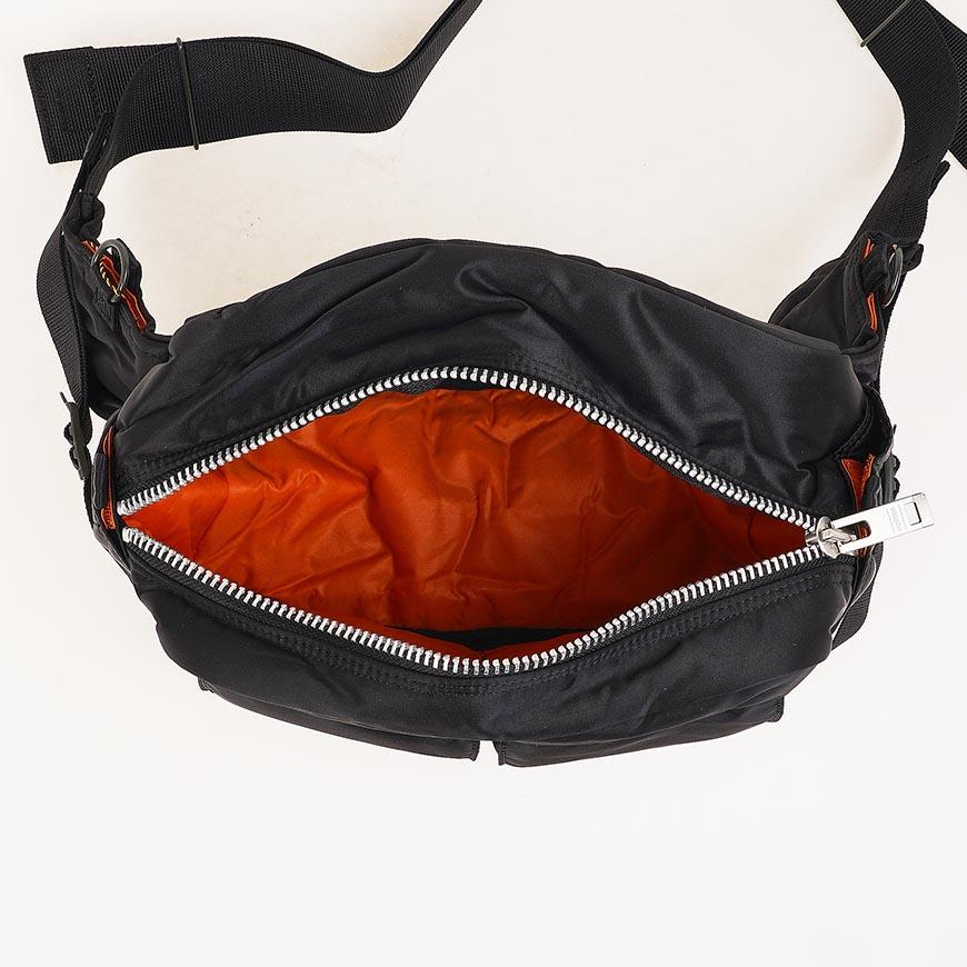 PORTER Unisex TANKER Hip Bag Waist Pack Black Nylon