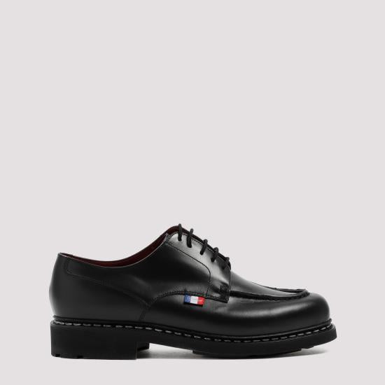 PARABOOT Black Leather Dress Shoes 211112 BLACK DOM