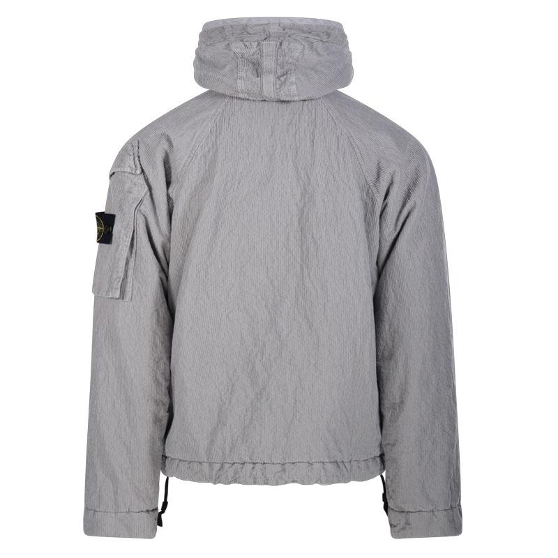 STONE ISLAND Men’s Wrinkle Corduroy Puffer Jacket Pearl G S154100056 S0229 V0061