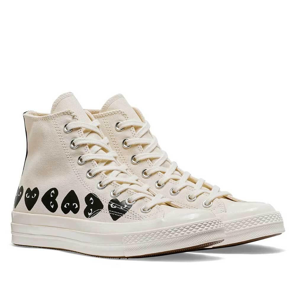 Comme des Garcons Unisex High-Top Canvas Sneakers AZ K127 001 2