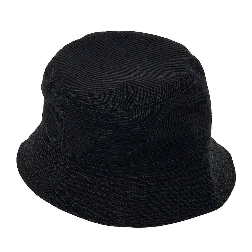 Marine Serre Logo Embroidered Bucket Hat Black Unisex UHG030 BK99