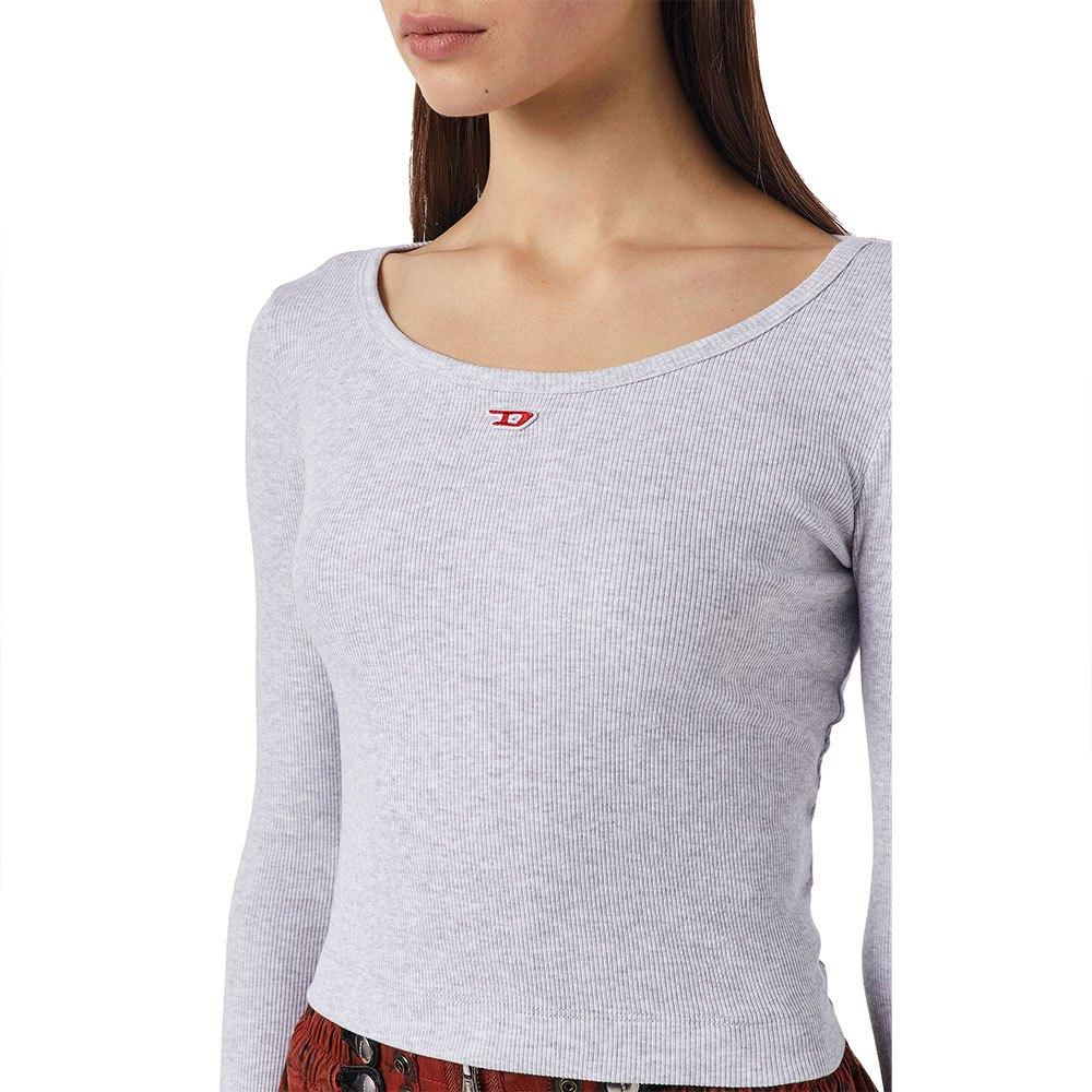 DIESEL Women's Long Sleeve Gray T-Shirt A051060JEAI 9CI A05106 0JEAI 9CI