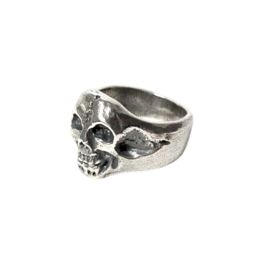 OUR LEGACY Sterling Silver Cranium Fallen Angel Ring