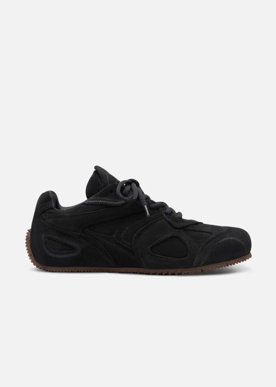 AXEL ARIGATO Leather Low-Top Sneakers Women’s W F4159001 BLACK BLACK DARKGUM DOM
