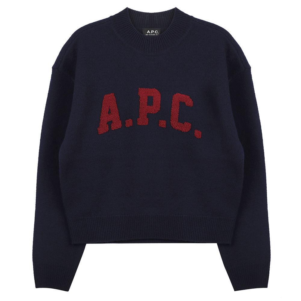 A.P.C. Varsity Jada Wool Crewneck Sweater Women’s WVBDK F23464