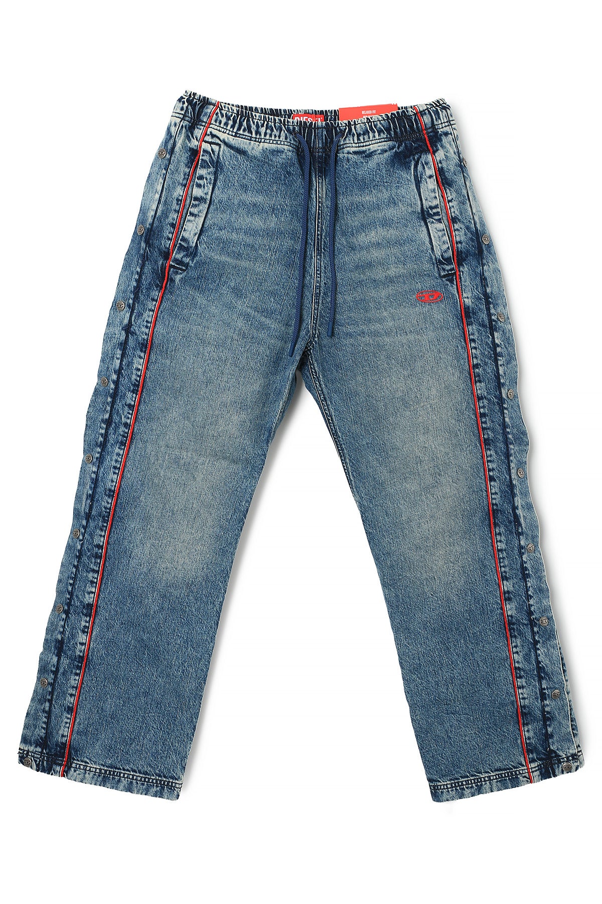 DIESEL Medium Blue Daxfors Sweat Jeans Jogger Pants Unisex A175740ABCP 01