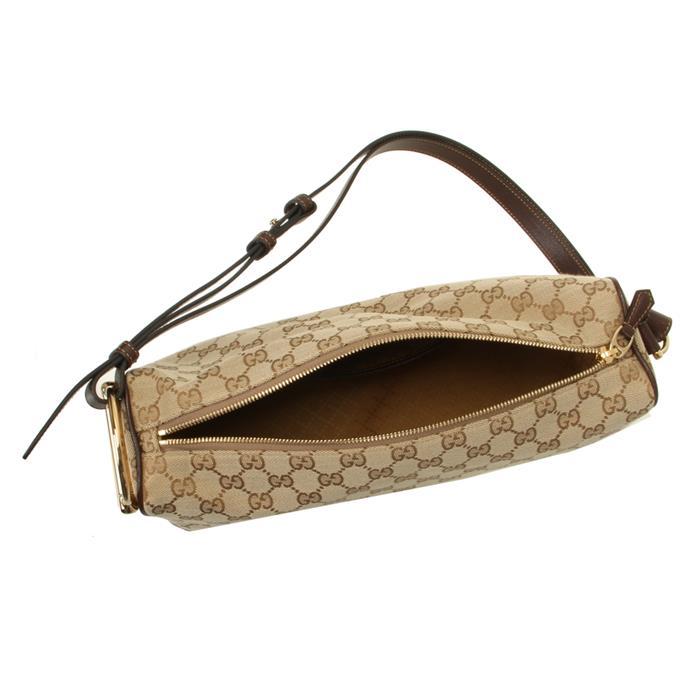 GUCCI Half Horsebit Medium Shoulder Bag