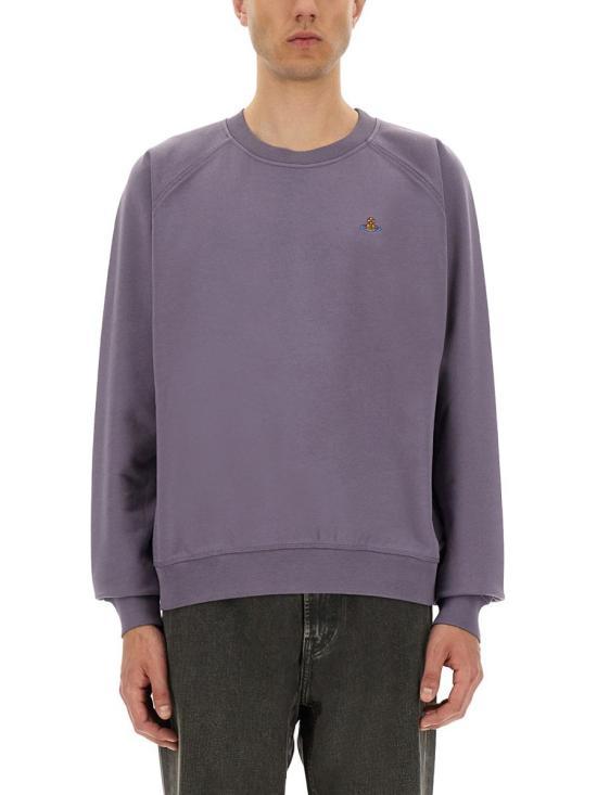 Vivienne Westwood Long Sleeve Sweatshirt Top 3I010014 J006O K405 CADET DOM