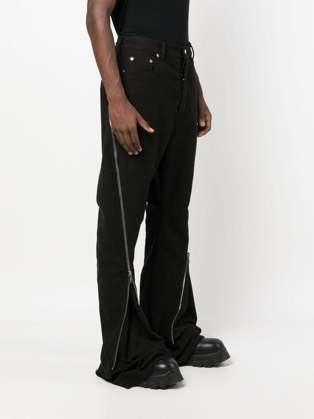 Rick Owens Men's Brushed Heavy Twill Bolan Banana Jeans Black RU02C7343 TB 09
