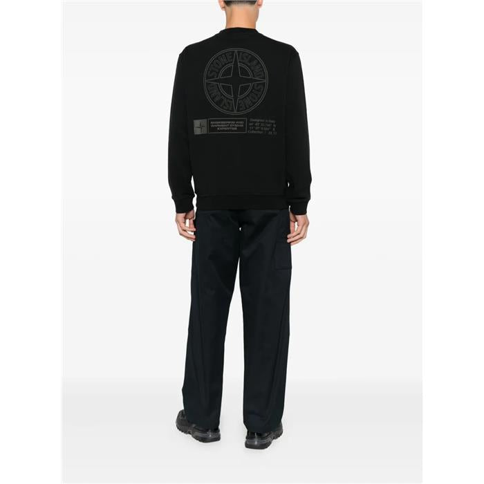 STONE ISLAND Logo Patch Industrial Oversized Sweatshirt Men’s