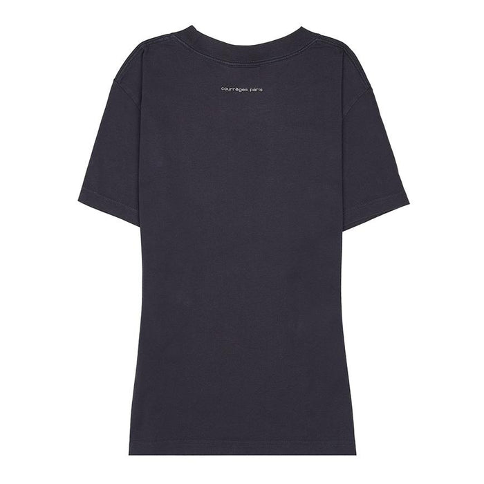 courreges Logo Cotton T-Shirt for Women 423 JTS006 JS0110 9071