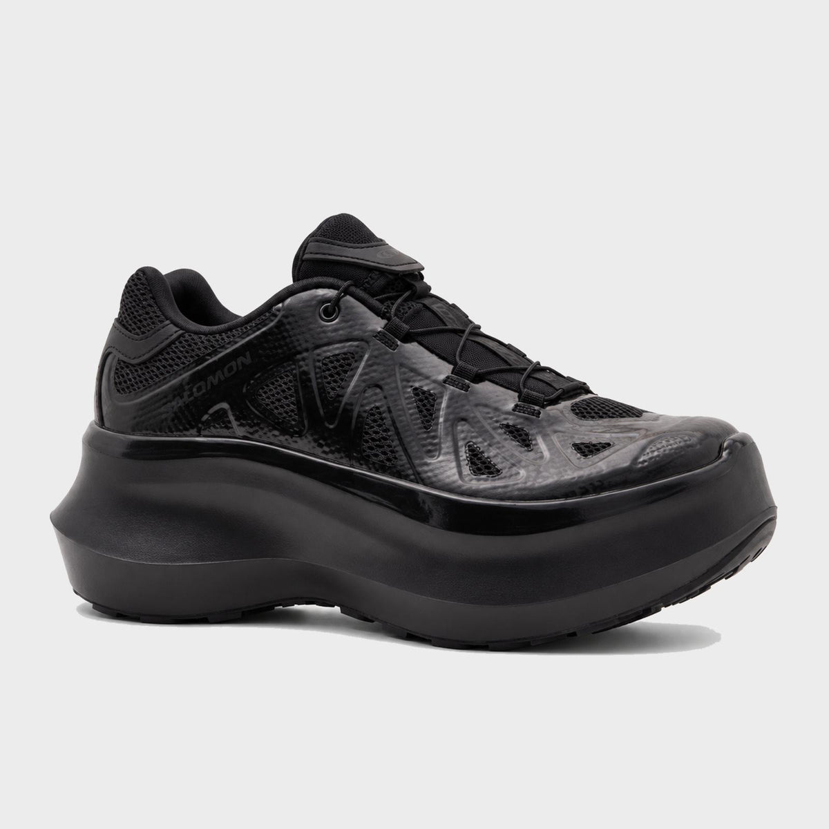 SALOMON x COMME des GARÇONS XT-Whisper Void Platform Sneakers Black
