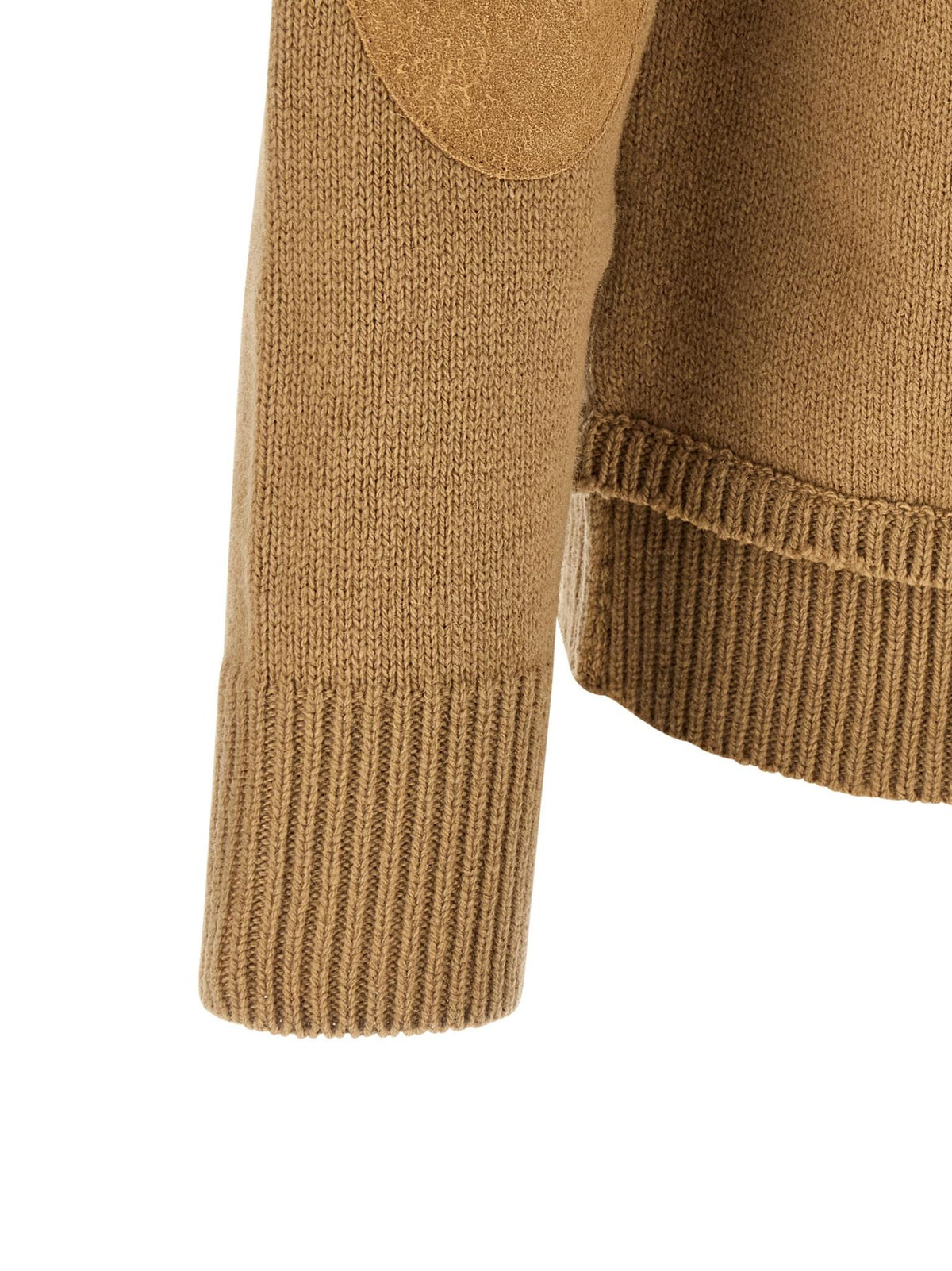 Maison Margiela Gray Wool Round Neck Knit Sweater for Men