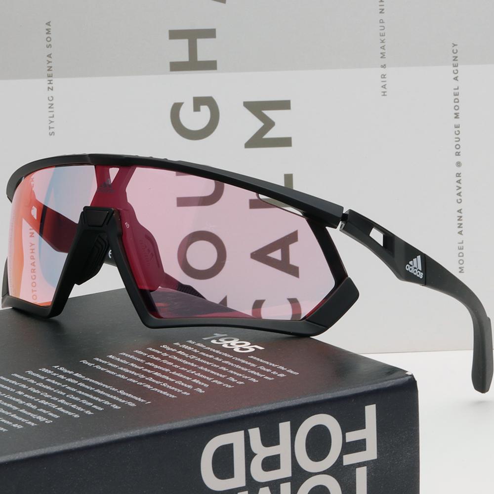 Adidas Photochromic Pink Mirror Sports Sunglasses Unisex