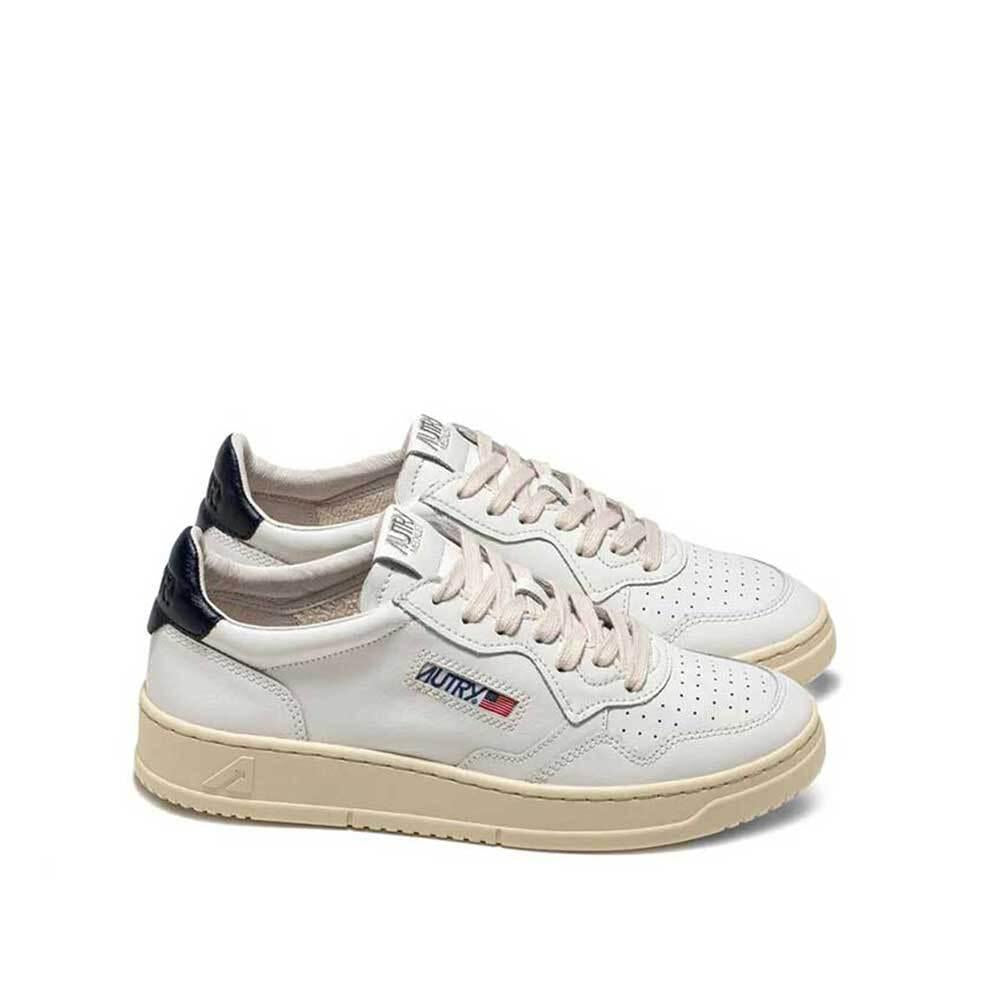 AUTRY Medalist Low Leather Sneakers Men White