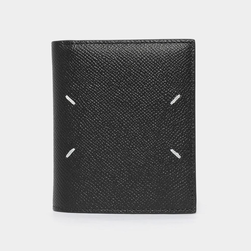 Maison Margiela Stitch Zip Leather Bifold Wallet