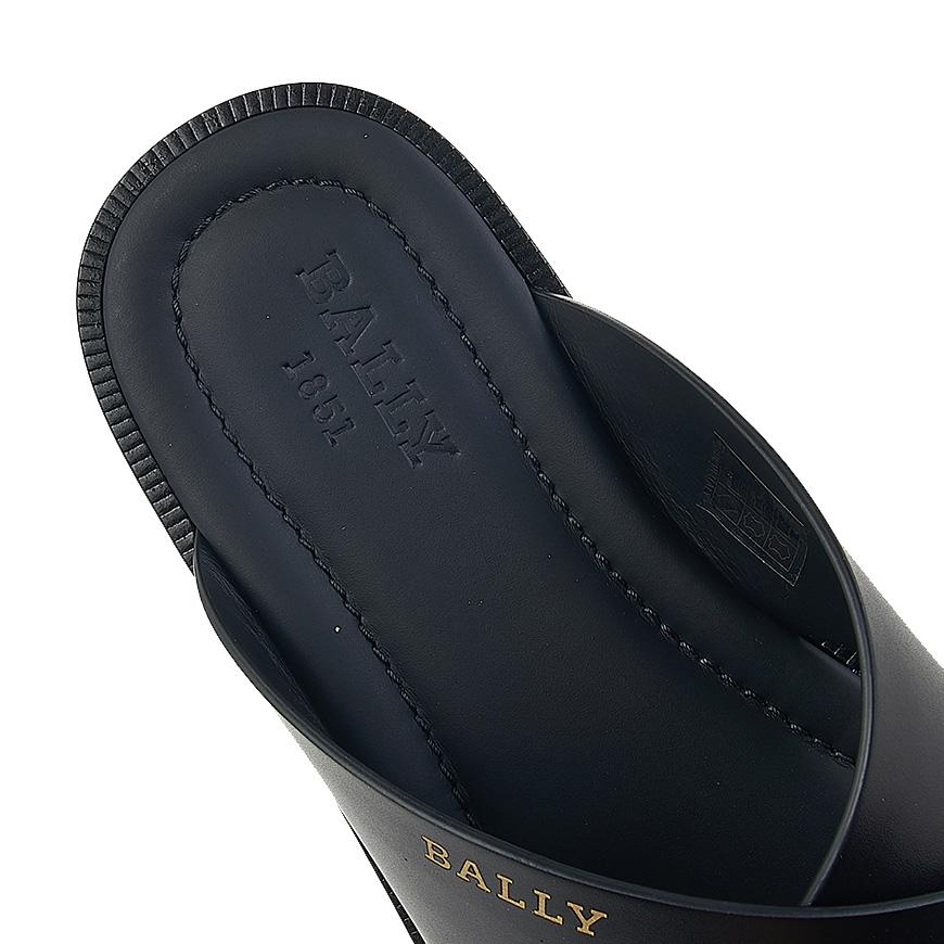 BALLY Men’s Leather Sandals Black JAIR Low Top Sneakers